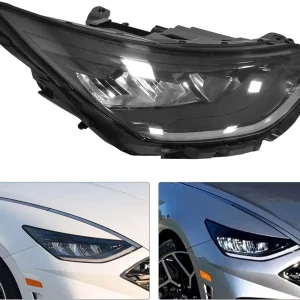 Headlight Assembly For 2020-2022 Hyundai Sonata Passenger Right Side With LED