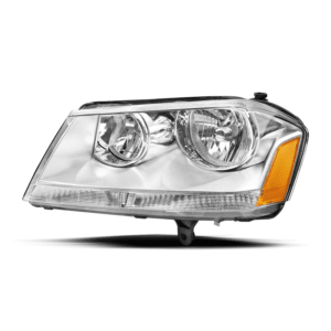 Top Gear Motors Headlight for Dodge Avenger 2008–2014 Chrome Halogen Left Driver Side Headlamp Assembly