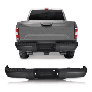 Top Gear Motors Black Rear Steel Bumper Assembly for 2009–2014 Ford F-150 Truck