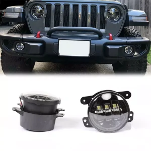 4" Inch LED Fog Lights Driving Lamp Fit For Jeep Grand Cherokee Wrangler JK