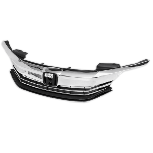 Top Gear Motors Front Upper Bumper Grille for Honda Accord Sedan 4-Door 2016-2017 Replacement