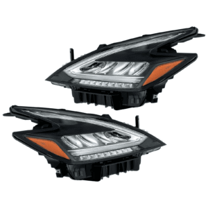 Top Gear Motors Full LED Headlight Assembly Pair Left and Right for Nissan Murano 2019–2021 Black Housing LED Replacement
