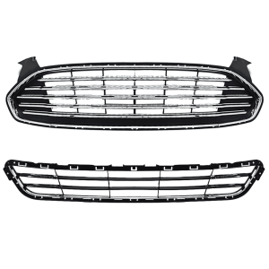 Labwork Front Radiator Grille For 2013-2016 Ford Fusion/Mondeo Chrome 2013-2016 Ford Fusion/Mondeo Chrome