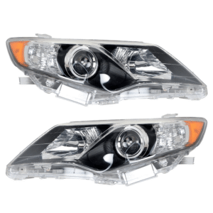 Top Gear Motors Halogen Headlight Assembly Pair Left and Right for Toyota Camry 2012–2014 Factory Style Direct Replacement