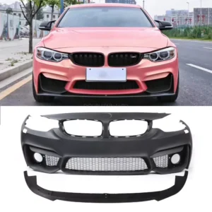 M4 Style Front Bumper W/O PDC Holes W/ Fog lights For BMW F32 F33 F36 4 SERIES
