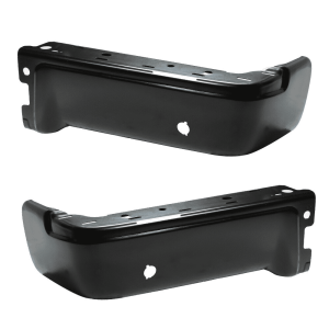 Top Gear Motors Steel Rear Bumper End Caps Set for Ford F-150 2009–2014 Primed Black Left and Right Side Replacement