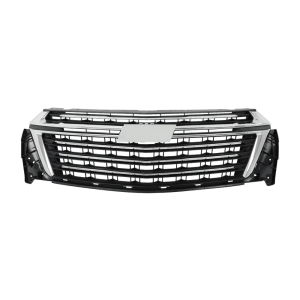 Top Gear Motors Front Upper Grille for Chevrolet Traverse 2022–2023, Chrome Trim, Direct Replacement