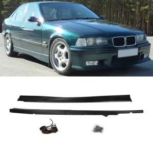 For BMW E36 M3 Style 92-99 Side Skirt Diffuser Extensions NEW unpainted