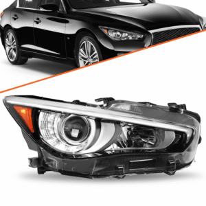 Top Gear Motors Headlight for 2014–2022 Infiniti Q50 LED w/o AFS Right Passenger Side