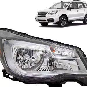 Headlight For 2017-2018 Subaru Forester Halogen Right Side Headlamp w/Bulb