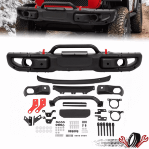 Steel Front Bumper Fit For Jeep JK Wrangler 07-18 Rubicon 10th Anniversary Style