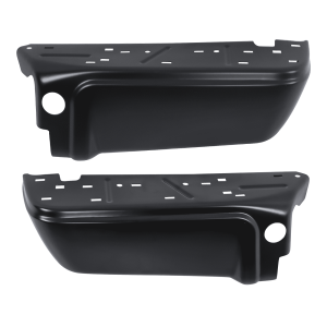 Top Gear Motors Rear Step Bumper End Caps for Ford F-250 F-350 2008–2016 Black Left and Right Replacement Pair without Sensor Holes