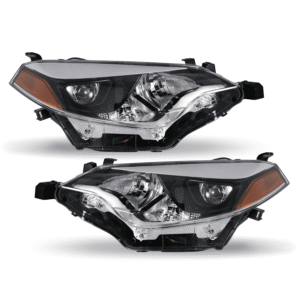 Top Gear Motors Headlight Assembly Set for 2014–2016 Toyota Corolla Sedan 4-Door Halogen Left & Right Factory-Style Lamps
