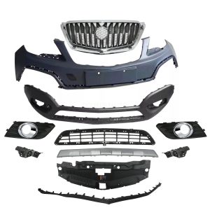 Top Gear Motors Front Bumper Set for 2013-2016 Buick Encore Black Unpainted