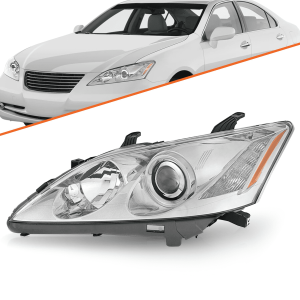 Top Gear Motors Headlight for Lexus ES350 2007–2009 Left Driver Side Chrome Halogen Assembly