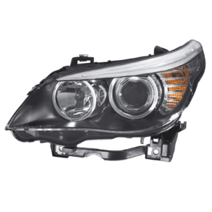 Top Gear Motors Left Driver Side Headlight for BMW 528i Base 2008–2010, Halogen Projector Type