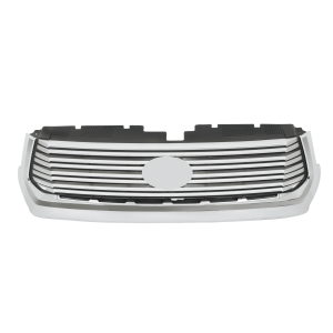Top Gear Motors Front Upper Grille for Toyota Tundra 2014–2017 Chrome Silver ABS
