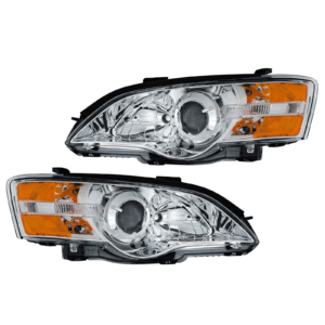 Top Gear Motors Left and Right Headlight Assembly Set for Subaru Legacy and Outback 2005–2007, Halogen, Direct Replacement