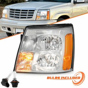 Top Gear Motors Headlight for Cadillac Escalade 2003–2006 HID Left Driver Side with Bulbs Included